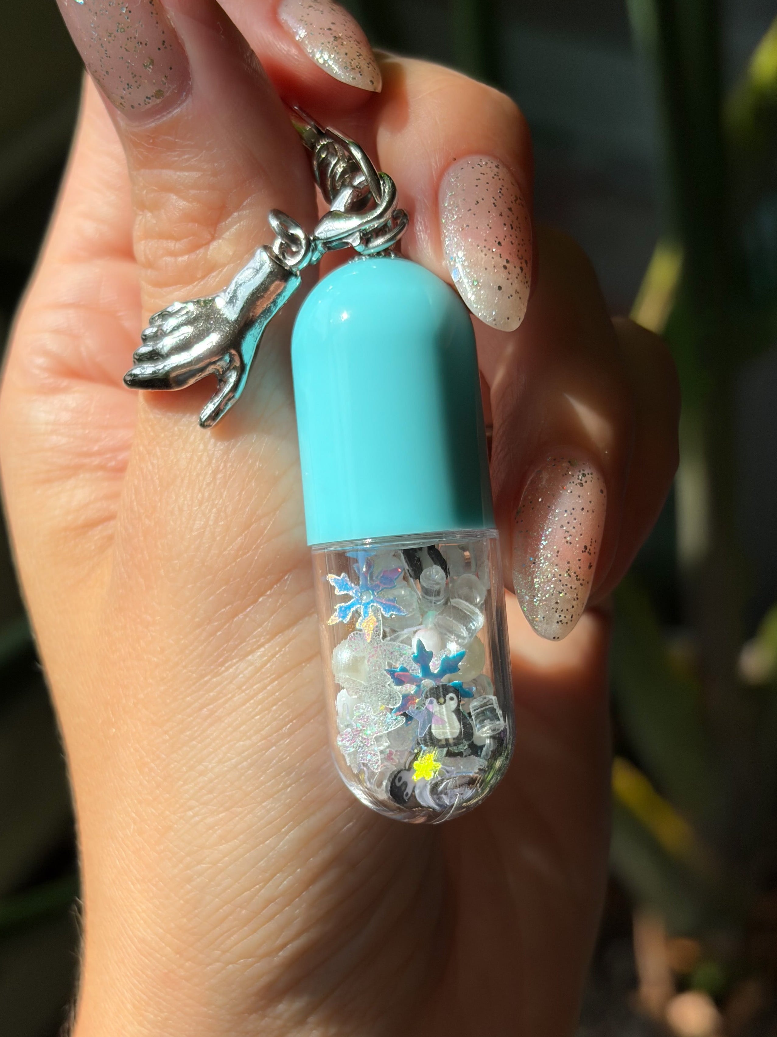 Cold Feet Chill Pill Charm