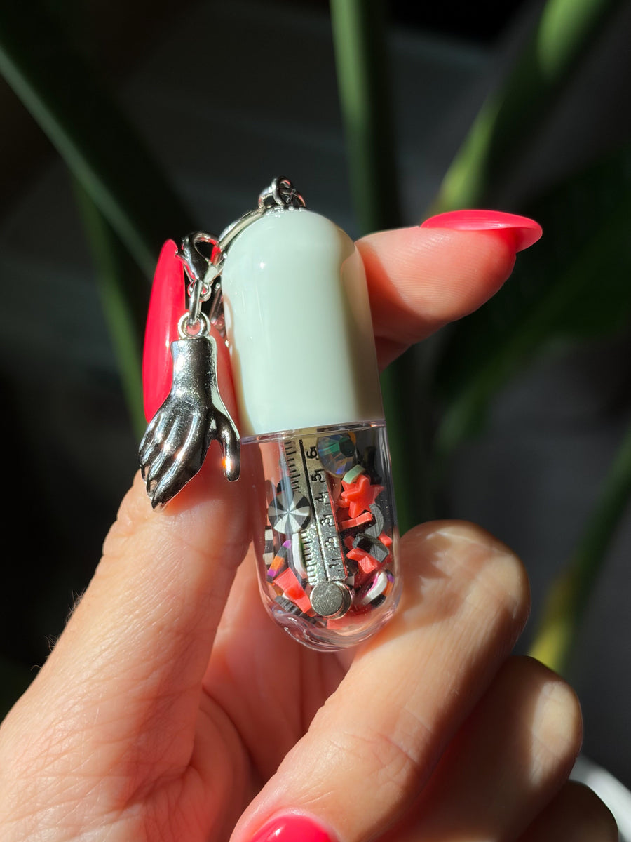 Trick-or-Feet Chill Pill Charm